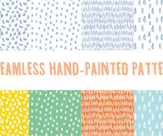 Hand Drawing Cute Vector Seamless Pattern Vector