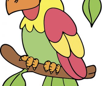 Hand Drawn Bird Cartoon Styles Vector