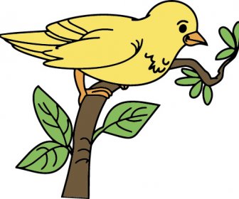 Uccello Stili Del Fumetto Disegnato A Mano