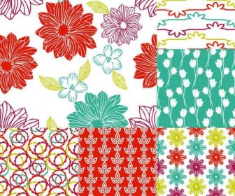 Hand-painted Pattern Background Vector