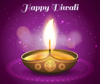 Happy Diwali India Gaya Vektor Latar Belakang Vektor