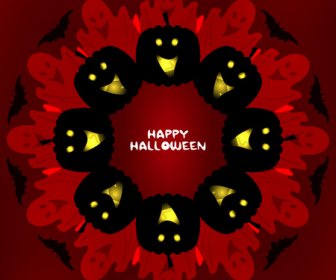 Happy Halloween-Karte