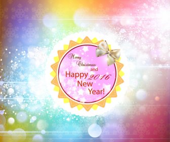 Mutlu Yeni Yıl 2016 Arka Plan