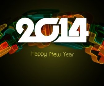 Mutlu Yeni Year14 Arka Plan Yaratıcı Tasarım