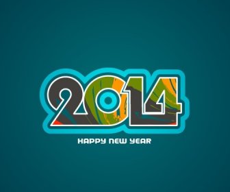 Happy New Year14 Background Creative Design