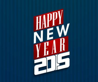 Mutlu Yeni Year15 Koyu Mavi Arka Plan