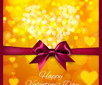 Happy Valentine Day Card Background