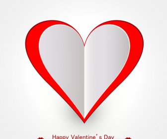 Selamat Hari Valentine Kartu Untuk Jantung Desain Vektor Ilustrasi