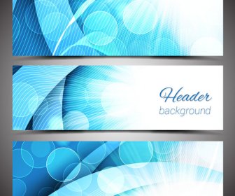 Header Vector With Bright And Bokeh Background