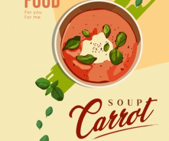 Healthy Beverage Poster Colorful Classical Flat Design