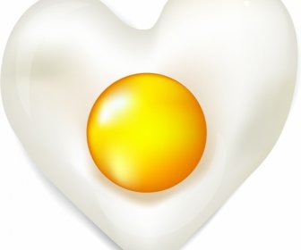 Kalp Kızarmış Yumurta
