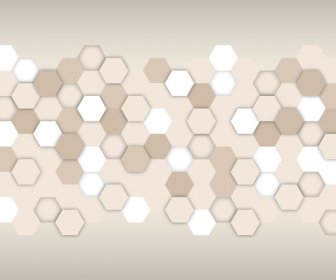 Hexagon Jaringan Latar Belakang