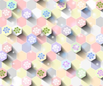 Hexagon 3d Hintergrund