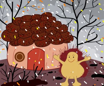 Casa Dos Desenhos Animados Do Ouriço