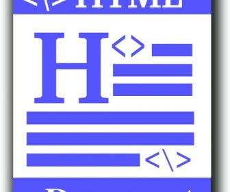 Html 파일 아이콘
