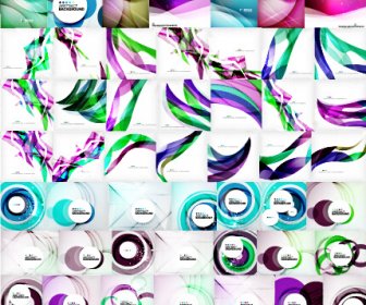 Huge Collection Modern Abstract Backgrounds Vectors