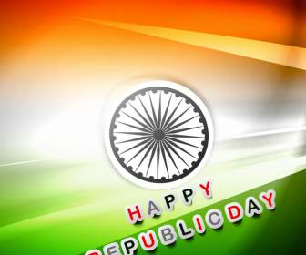 Onda Fantástica Grunge Tricolor Bandera India