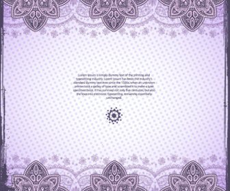 Indian Style Floral Ornament Vector Graphics