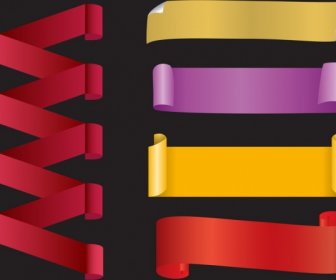 Infografia 3D Colorful Roll Plantillas De Elementos De Diseño