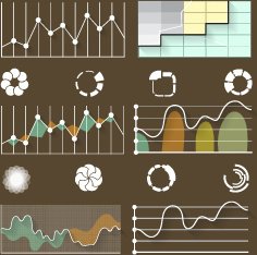 infographic dengan diagram elemen desain vektor ilustrasi