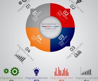 Infografis Template Untuk Proyek Bisnis