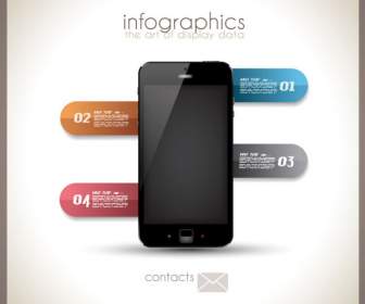 Infographics With Data Design Vector