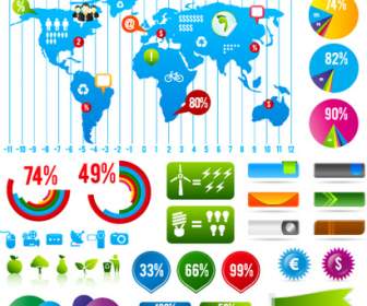 Infografiken Mit Wirtschaft Elemente Vektorgrafiken
