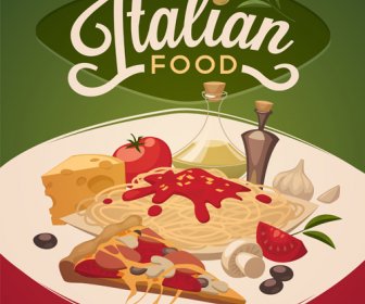 Masakan Internasional Mempublikasikan Vektor Template