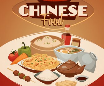 Masakan Internasional Mempublikasikan Vektor Template