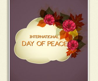 国際平和デーのベクター画像