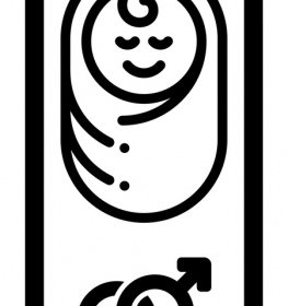 Gráfico De Vetor Logotipo FIV Conjunto Nascimento De Biotecnologia De Bioengenharia De Inseminação Artificial De ícone Do Embrião Em Linear Design Fin