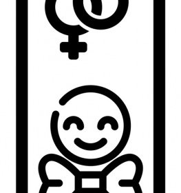 Immagine Vettoriale Di IVF Logo Set Nascita Di Biotecnologia Di Icona Inseminazione Artificiale Bioingegneria Dell'embrione In Lineare Design Sottile