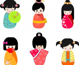 japan cultural doll set