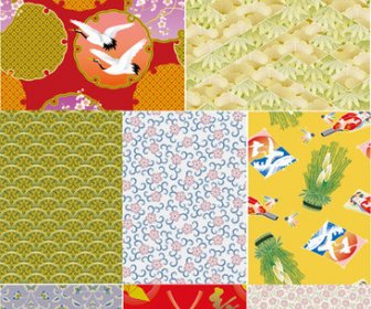 Japanese Pattern Background Art
