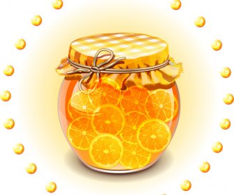 オレンジ ジュースの瓶