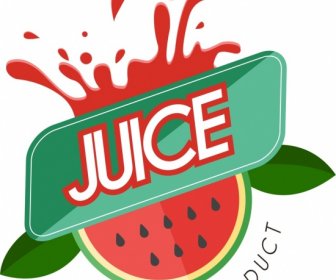 Juice Advertisement Water Melon Decoration Closeup Style