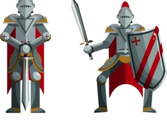 Knight Icons Vintage Armor Decor