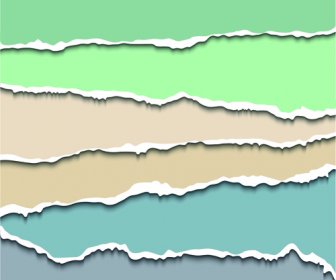 Layered Torn Paper Vector Background