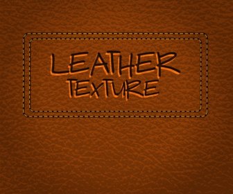 Leather Texture Background Bright Brown Design