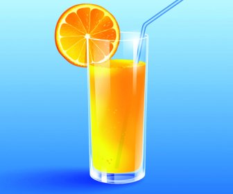 Lemon Juice Cup Vector