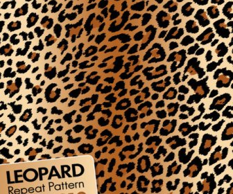 Leopard Repeat Pattern Vector
