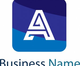 Bir Logo Tasarım şablonu Mektubu