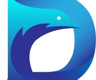 буква D с голубем логотип концепции творческого и элегантный логотип Desig свободный вектор и Pngeps