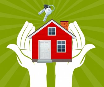 Life Demand Concept Hand Holding House Icon