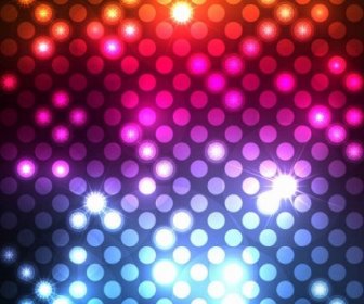 Light Dots Abstract Background Vector