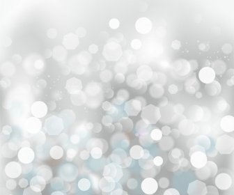 Lights Silver Abstract Christmas Background