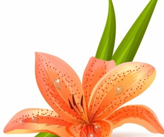 lily petal painting bright modern handdrawn closeup