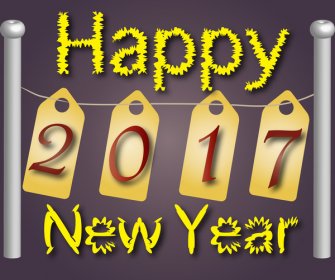 Yeni Yıl 2017 Için Logo
