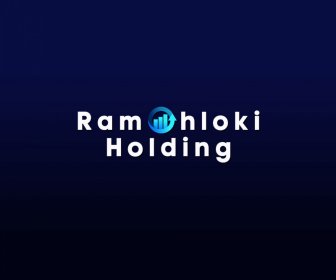 Logotipo Ramohloki Modelo Elegante Textos Modernos Seta Gráfico Esboço