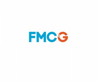 โลโก้เริ่มต้นหน่วยการผลิตผลิตภัณฑ์ FMCG และหน่วยการผลิตทางวิศวกรรมแม่แบบการออกแบบข้อความแบนสง่างาม